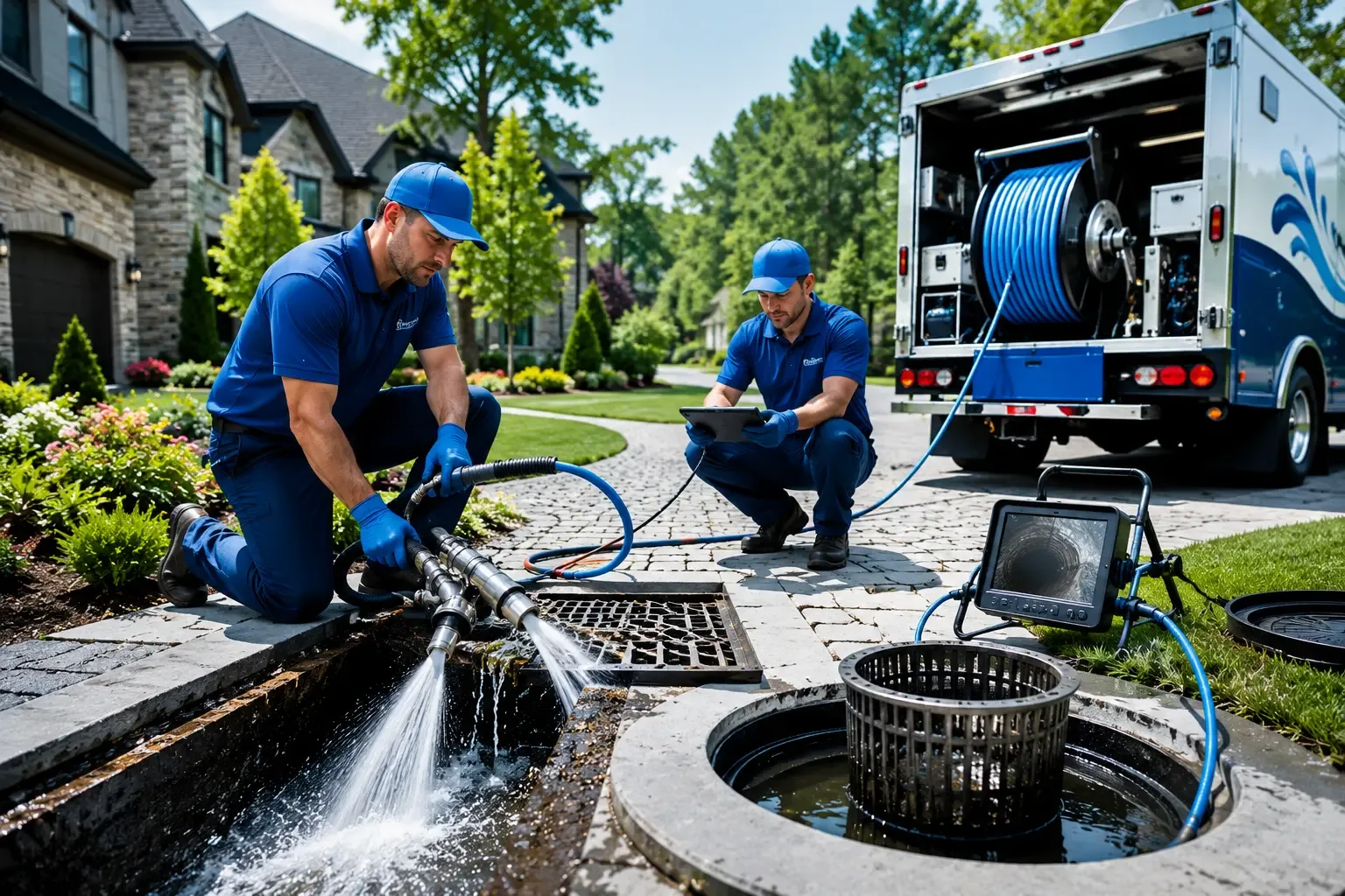 Local outdoor drain cleaning professionals in Herndon, PA