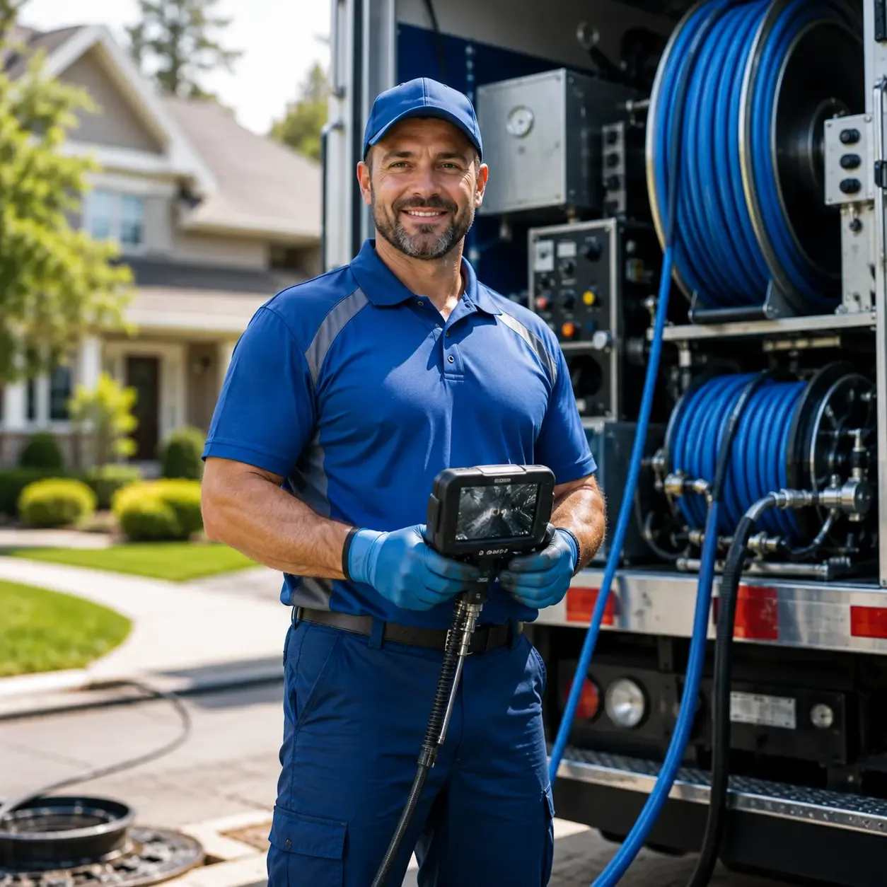Local outdoor drain cleaning specialists in Herndon, PA
